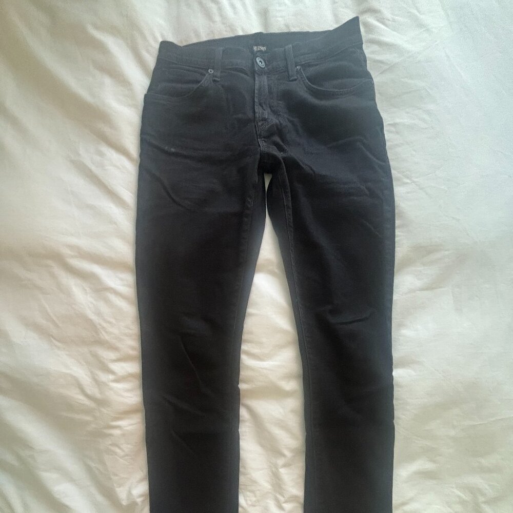 Hudson Mid-Rise Black 29W 32L Jeans